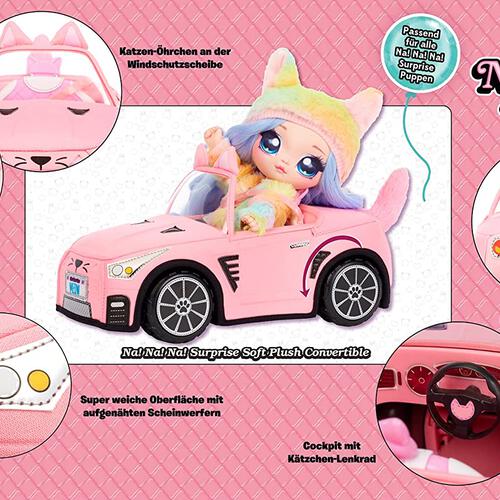 Na! Na! Na! Surprise Soft Plush Convertible Car