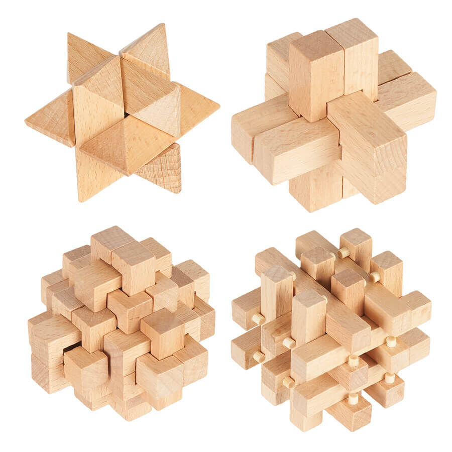 Brain benders clearance wooden puzzles