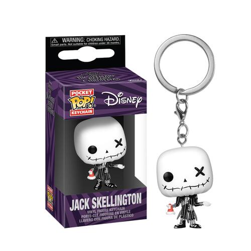 Funko Pocket POP! Keychain - The Nightmare Before Christmas: Jack Skellington (Patchwork)