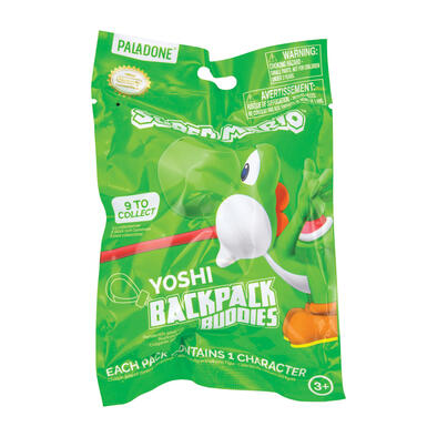 Paladone Super Mario Yoshi Backpack Buddies - Blind Box (1 Pc)
