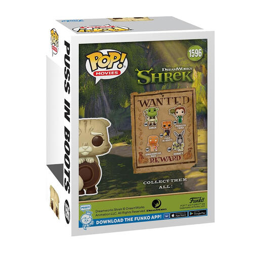 Funko Pop! Movies: Shrek - Puss In Boots (Retro Version)