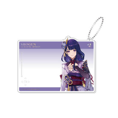 Acrylic Keyholder- Raiden Shogun (Genshin Impact 3rd Anniversary Photo Card Series)