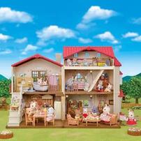 Sylvanian Red Roof Country Home Gift Set