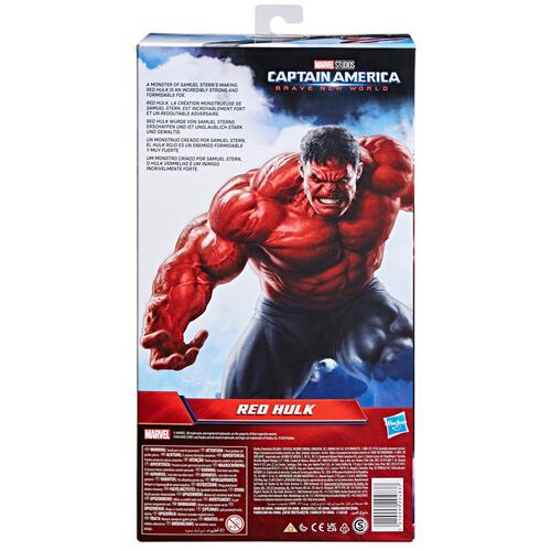 Marvel Captain America: Brave New World Titan Hero Series Red Hulk Action Figure