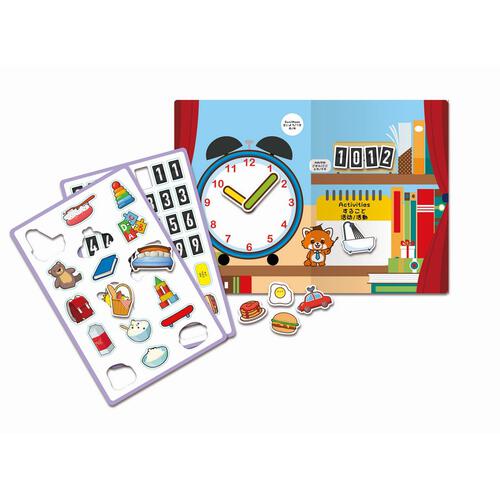 Master Momo Learn Time With Master Momo Magnetic Board