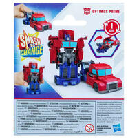 Transformers EarthSpark 1-Step Smash Changers Optimus Prime Action Figure