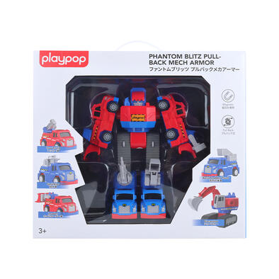 playpop Phantom Blitz Pull-Back Mech Armor