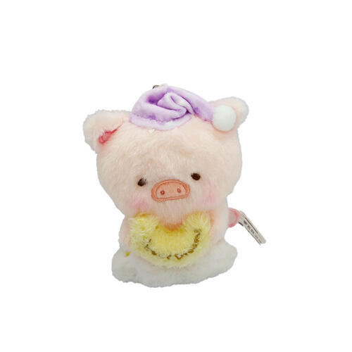 Lulu The Piggy Sweet Dream - Good Night Lulu Plush Keychain (12cm)