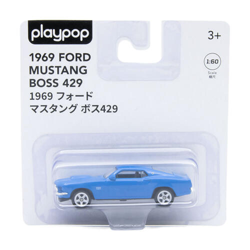 playpop 1:60 Diecast Car 1969 Ford Mustang Boss 429