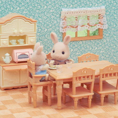 Sylvanian Family ซิลวาเนียน แฟมิลี่ ชุดห้องรับประทานอาหาร