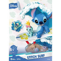 Beast Kingdom Disney Lilo & Stitch D-Stage Stitch Surf Figure