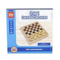 Play Pop เพลย ป๊อป 2 In 1 Chess & Checker Strategy Game