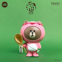 URDU Line Friends Meets Urdu Fukuheya Good Luck Brown Series - Assorted