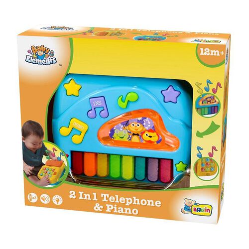 BRU Infant & Preschool บรู ชุดของเล่นโทรศัพท์และเปียโน