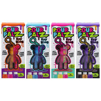 Pour PalZ Paint Mini Bear Keyring - Assorted (1 Pc)