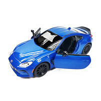 playpop 5.5" License Diecast Car - 1:28 Mini Cooper With Charging Station (Light & Sound)