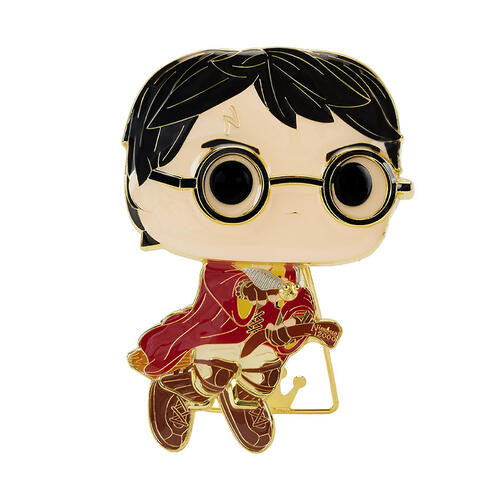 Funko Pop! Pin: Harry Potter - Harry Potter With Broom Enamel Pin