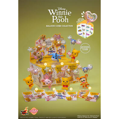 Hot Toys Cosbi Bobble-Head Collection  - Disney Winnie the Pooh Balloon Party Series- Blind Box (1 Pc)