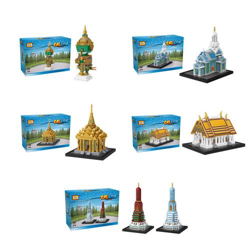 Loz Mini Block สิ่งก่อสร้างวัดไทย 2 คละแบบ