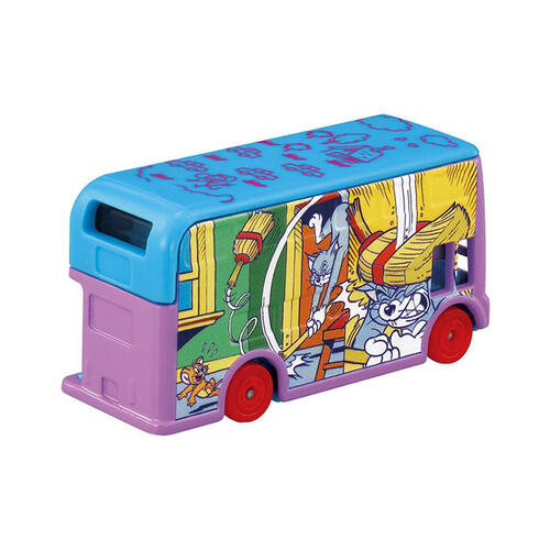 Tomica Dream Tomica SP Tom And Jerry Wrapping Bus Purple