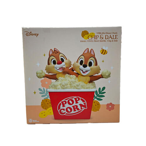 Disney Beast Kingdom Small Vinyl Piggy Bank - Chip And Dale