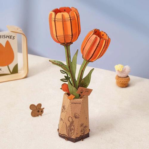Rolife Orange Tulip