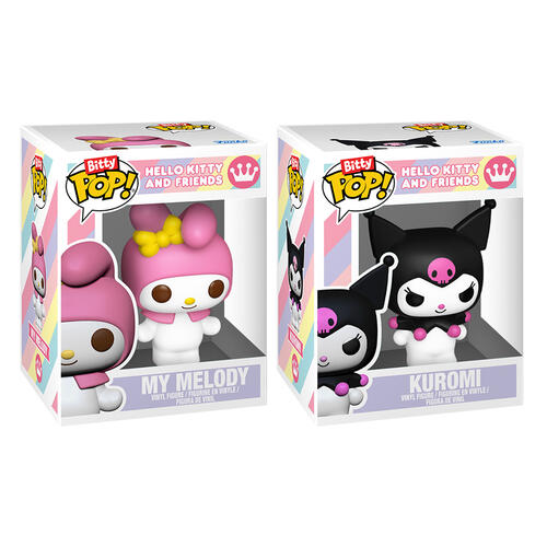 Funko Bitty POP! Hello Kitty and Friends - My Melody & Kuromi Vinyl Figures Pack