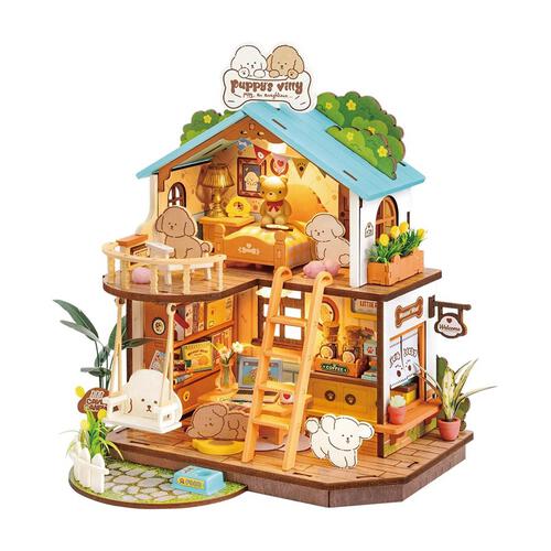 Rolife Puppy's Cozy Villa DIY Miniature House
