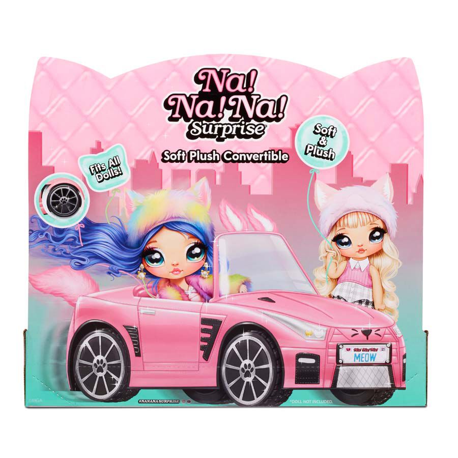 Surprise Soft Plush Convertible Car