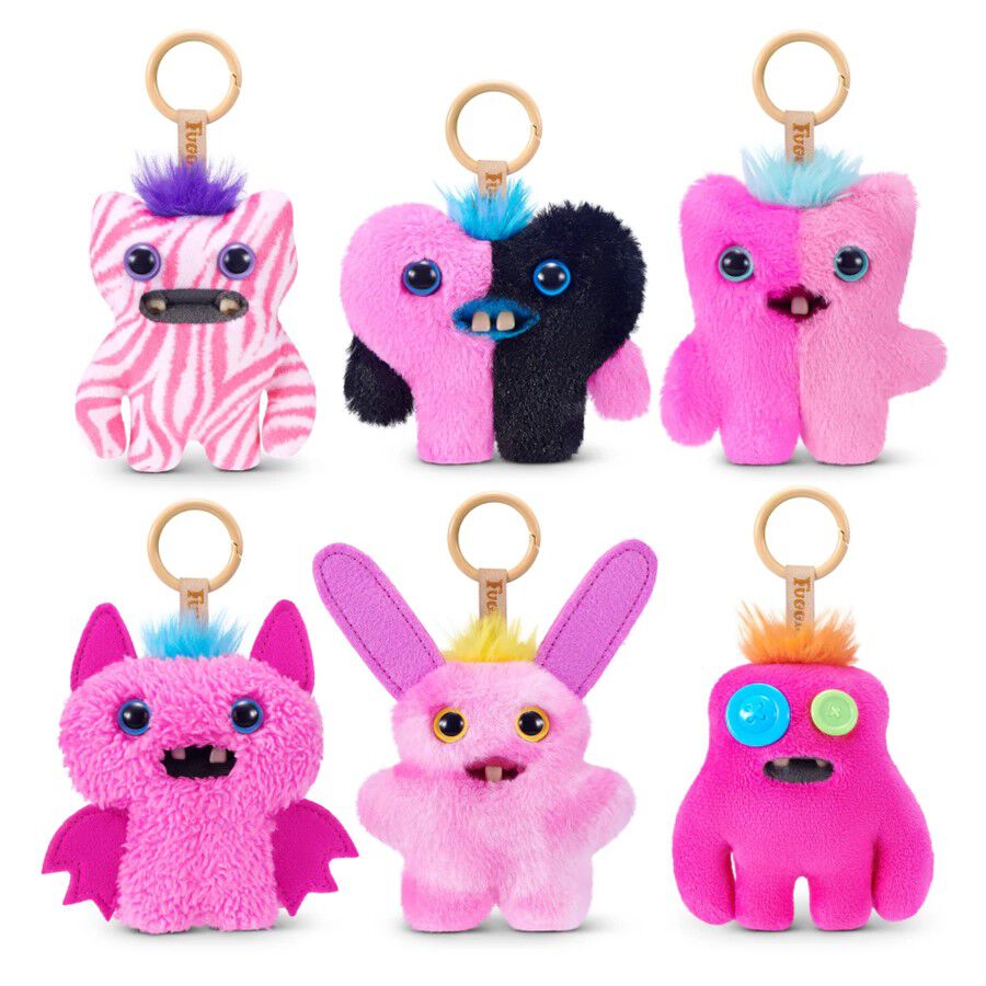 FUGGLER Baby Pinkles キーリング 6種セット Fuggler Baby Pinkles Keyring Plush 3.5