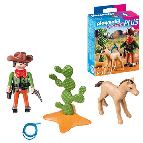 Playmobil Cowboy With Foal