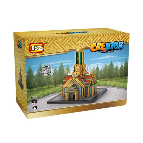Loz Mini Block Thai Temple Construction, Prasat Klang Model