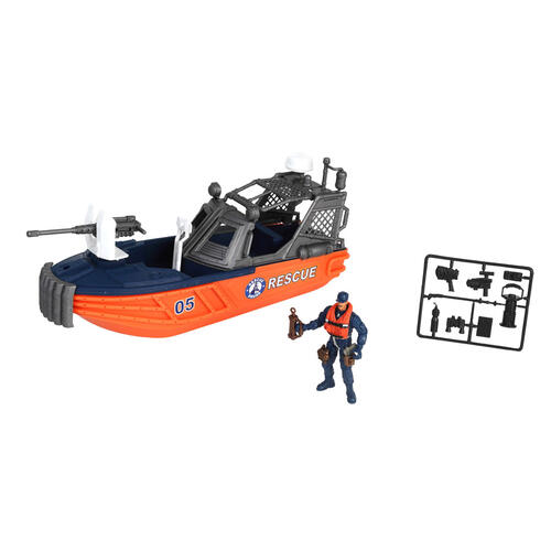Rescue Force Quick Rescue Boat Playset