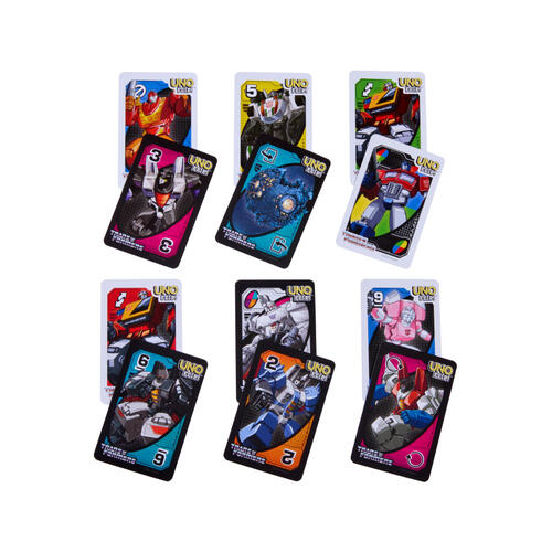 UNO เกมการ์ด อูโน่ ฟลิป ลายลิขสิทธิ์ทรานสฟอร์เมอร์ 