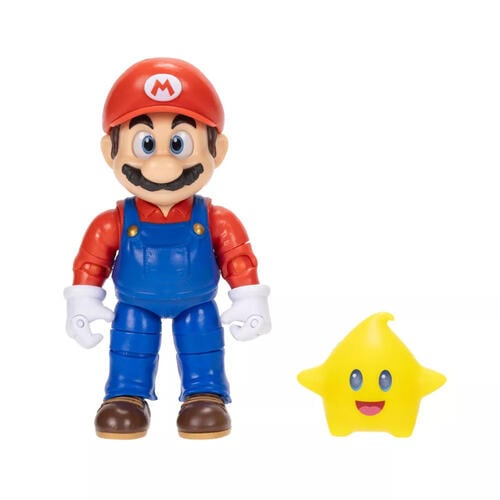 The Super Mario Galaxy Movie 5-Inch Mario Figure With Luma Star