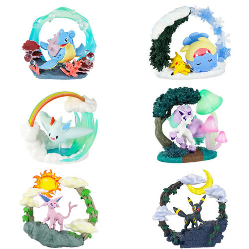 Re-ment Pokemon Circular Diorama Collection Blind Box Single Pack - Assorted