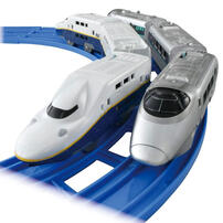 Plarail Shinkansen Year 2022 Series 400 Tsubasa & Series E4 Max Coupling Set