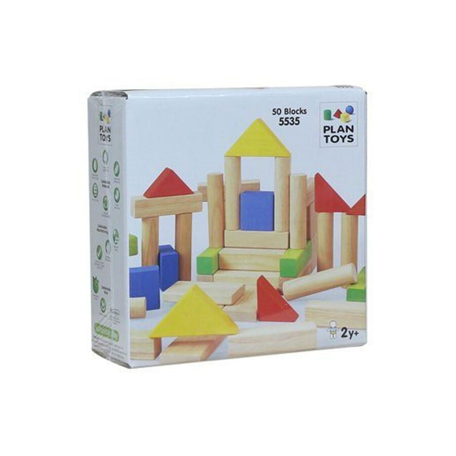Plan toys 50 blocks clearance