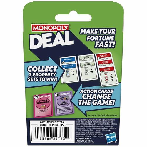 Monopoly Deal Card Game
