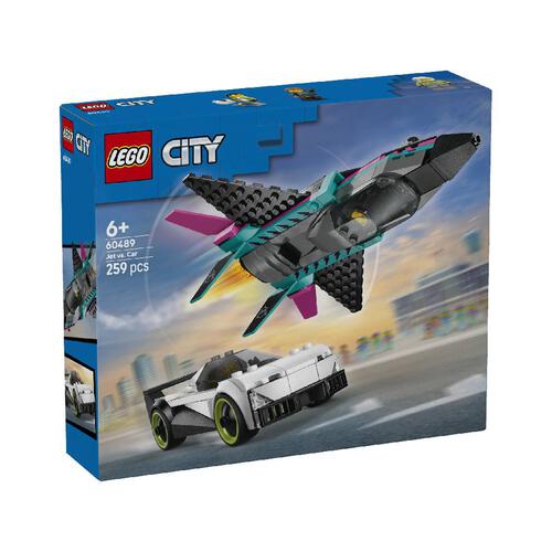 LEGO City Jet vs. Car 60489