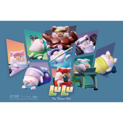 Lulu The Piggy The Fitness Club Blind Box Single Pack - Assorted