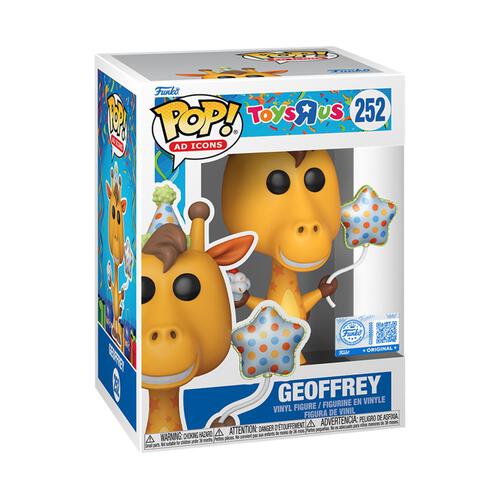Funko POP! ไอคอนโฆษณา: Toys "R" Us - ฟิกเกอร์ไวนิลวันเกิด Geoffrey (พิเศษ)