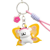 Funism Maltese Butterfly Keychain