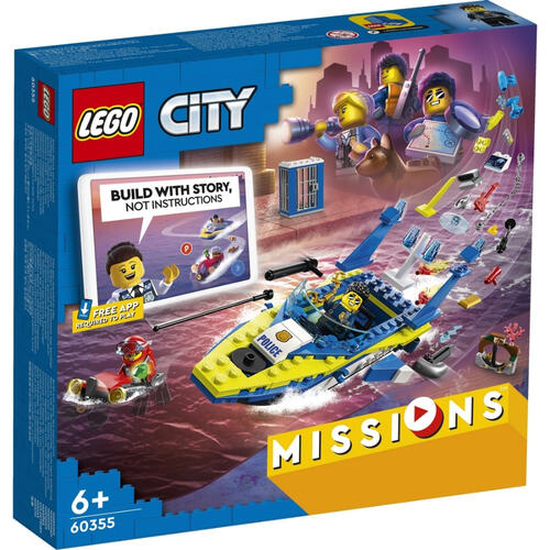 Lego City เลโก้ ซิตี้ ภารกิจนักสืบตำรวจน้ำเมืองเลโก้ 60355
