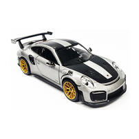 playpop 5.5" License Diecast Car - 1:32 Porsche 911 Gt2 Rs Wp (Light & Sound)