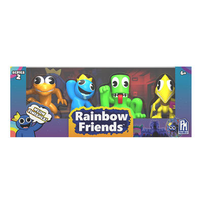 Rainbow Friends 4-Pack Minifigures Series 2 - Neon Finishes