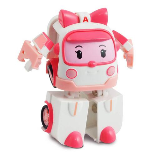 Robocar Poli Mini Transforming Robot Amber