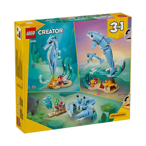 LEGO Creator 3 in 1 Sea Animals: Beautiful Dolphins 31385