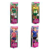 Barbie บาร์บี้ ตุ๊กตาอาชีพนักฟุตบอล - คละแบบ