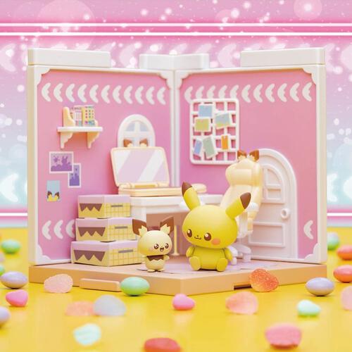 Takara Tomy Pokemon Pokepeace House Hobby Room Pichu & Pikachu Set